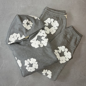 Denim Tears Cotton Wreath Hoodie Gray
