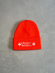 Chrome Hearts Orange Logo Beanie