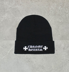 Chrome Hearts Orange Logo Beanie