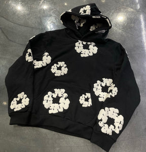 Denim Tears Cotton Wreath Hoodie Black