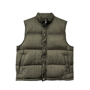 Chrome Hearts Olive Monogram Cross Puffer Weste