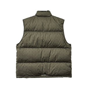 Chrome Hearts Olive Monogram Cross Puffer Weste