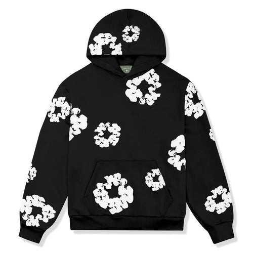 Denim Tears Cotton Wreath Hoodie Black