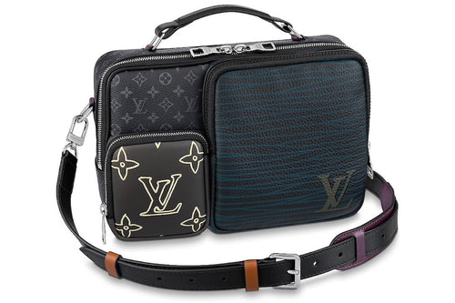 Louis Vuitton Messenger Multipocket Monogram Eclipse Patchwork Multicolor